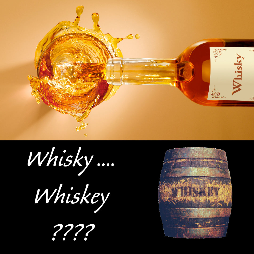 La diferencia en la ortografía "Whisky" o "Whiskey"
