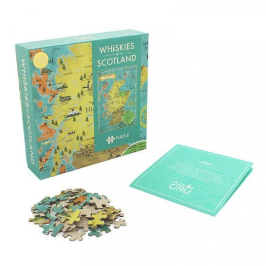 In this photo Jigsaw Whiskies of Scotland - 500pc MoodCompanyNL